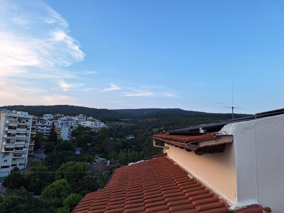 Sunset Rooftop Apartment Salonicco Esterno foto