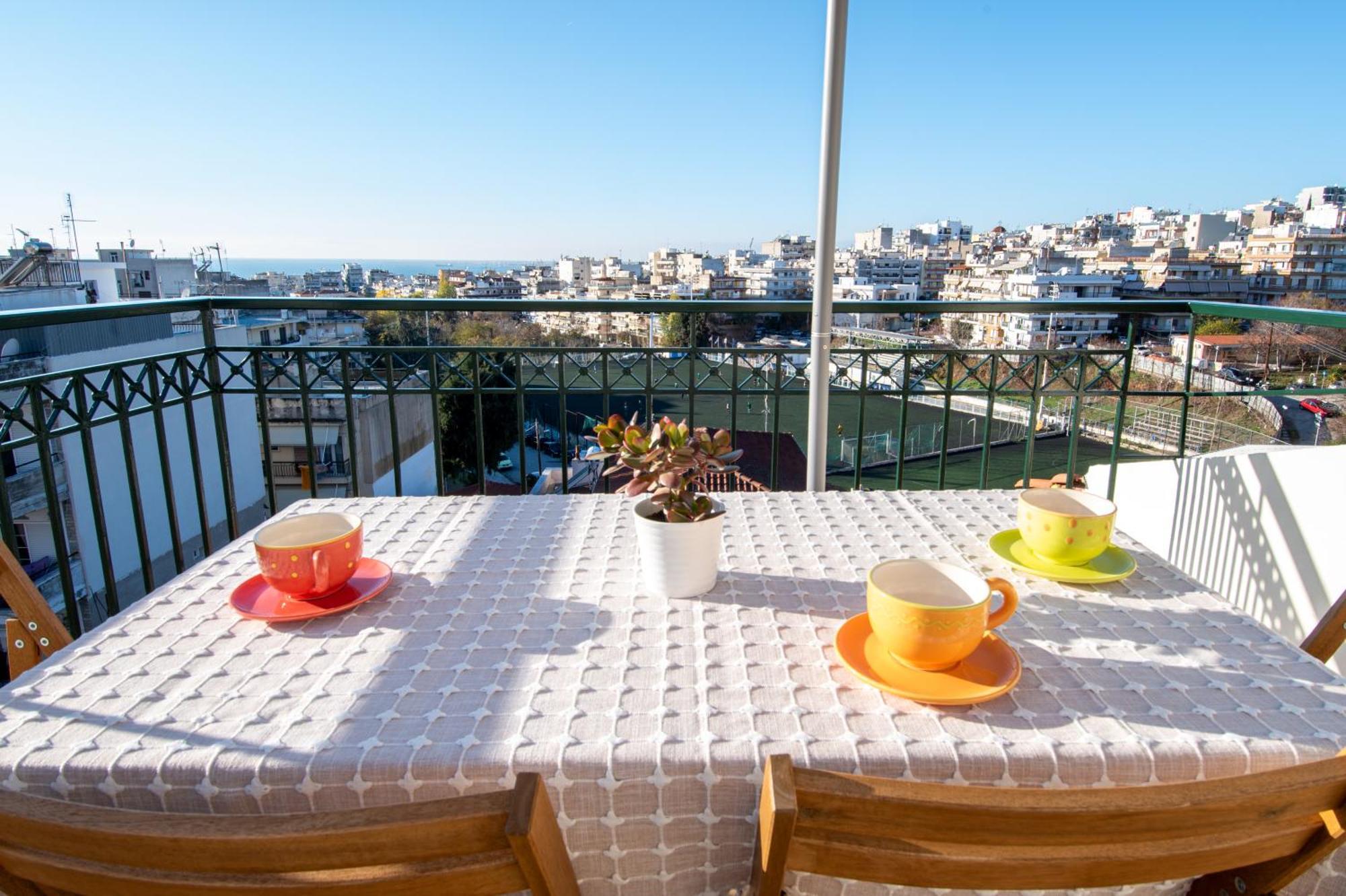 Sunset Rooftop Apartment Salonicco Esterno foto